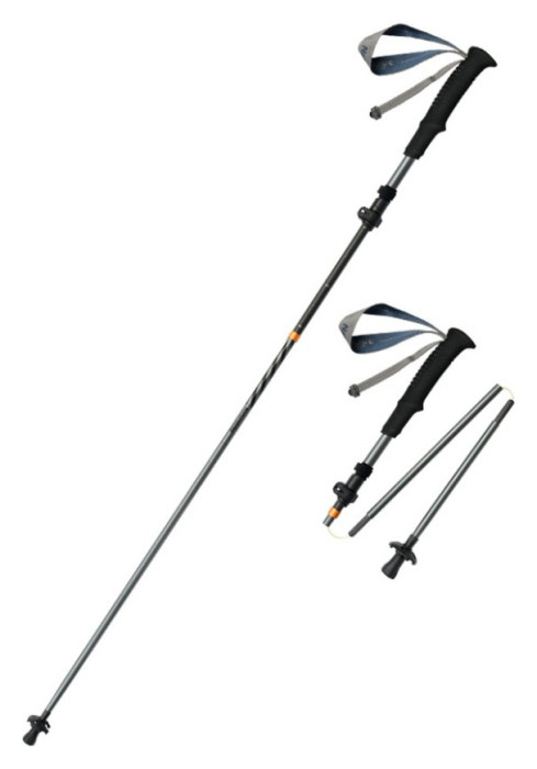 Трекінгова палиця Naturehike CNK2450DS013, 103-120 см, чорна, укр, укр