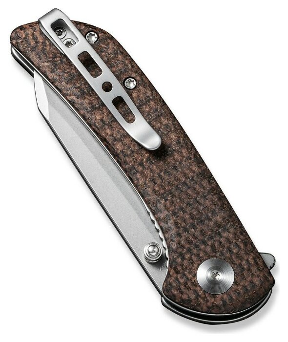 Ніж складаний кишеньковий Sencut Fritch, (7.6 см) 9Cr18MoV / Micarta коричневий, укр, укр