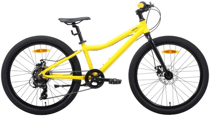 Велосипед 24" Pride MARVEL 4.1 2026 жовтий, укр, укр