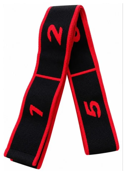Резинка для растяжки и фитнеса с цифрами (8804) Bavar Sport (розовый)
