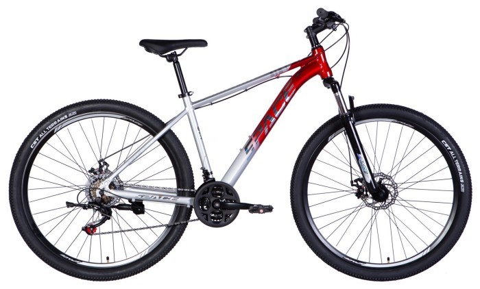 Велосипед AL 29" SPACE PHAETON DD FR рама-18" серебристо-красный 2026
