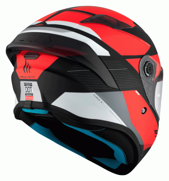 Мотошолом MT Targo S KAY B5 Matt Red ECE2206