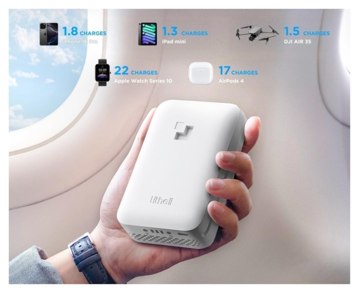 УМБ Litheli Power Bank SE 20000 mAh, 45 W, 4А, Fast Charge U20BY09-0U000