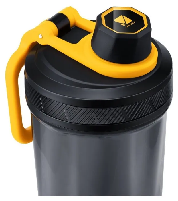 Шейкер спортивний електричний VOLTRX Gallium 700 мл. Tritan Yellow
