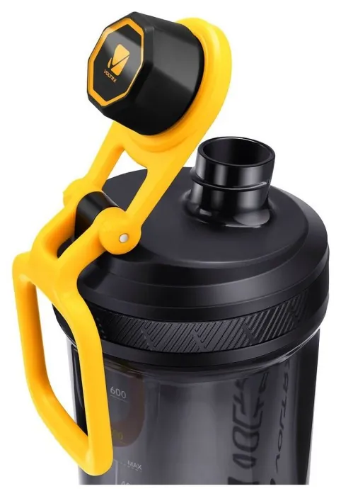 Шейкер спортивний електричний VOLTRX Gallium 700 мл. Tritan Yellow