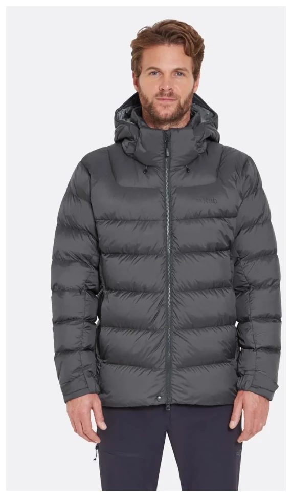 Зимова чоловіча куртка Rab Ascent Jacket, Graphene (L)
