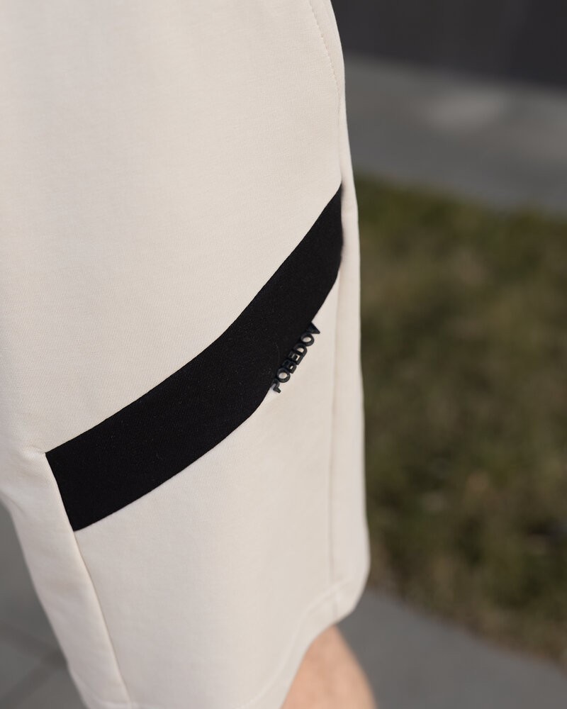 Бежеві літні шорти для чоловіків. Повсякденні шорти чоловічі Pobedov Hype, укр, укр