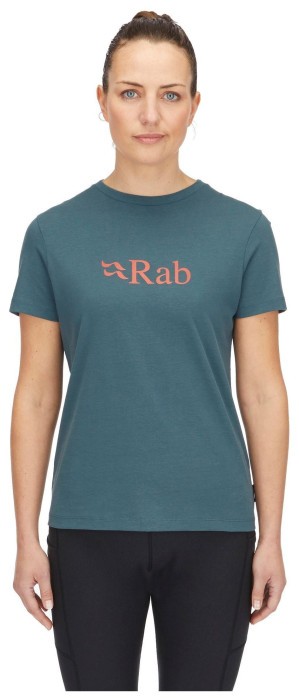 Футболка женская Rab Tuku Logo Tee Wmns, Orion Blue, 10