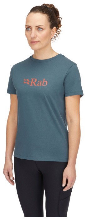 Футболка женская Rab Tuku Logo Tee Wmns, Orion Blue, 10