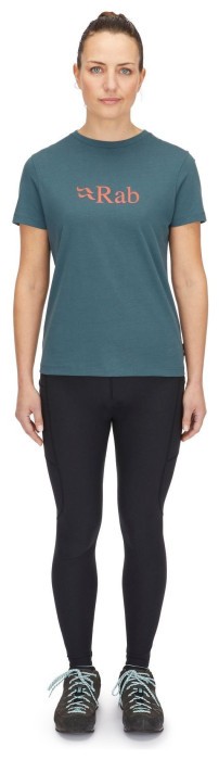 Футболка женская Rab Tuku Logo Tee Wmns, Orion Blue, 10