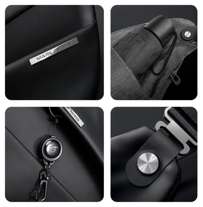 Сумка на плечо Mark Ryden Halfmoon MR2206 Black