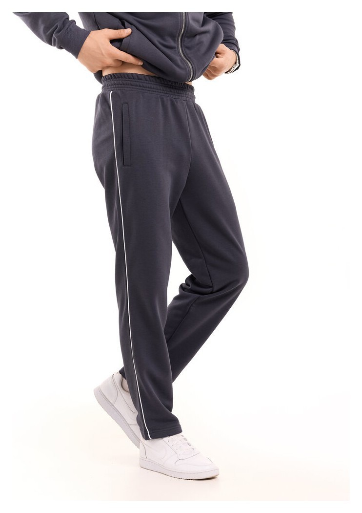 Спортивний костюм чоловічий темно-сірий кофта зі штанами Pobedov Brume, укр, укр