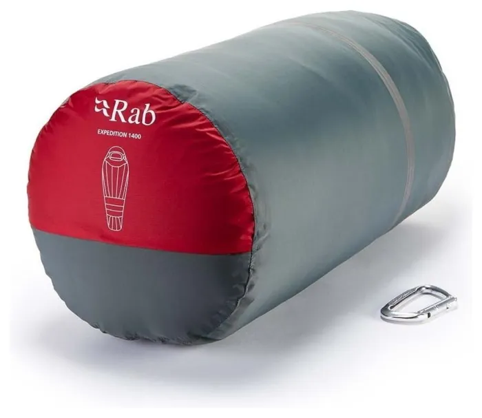 Спальный мешок Rab Expedition 1200, (-35°C), 195 см - Left Zip, SUMMIT RED