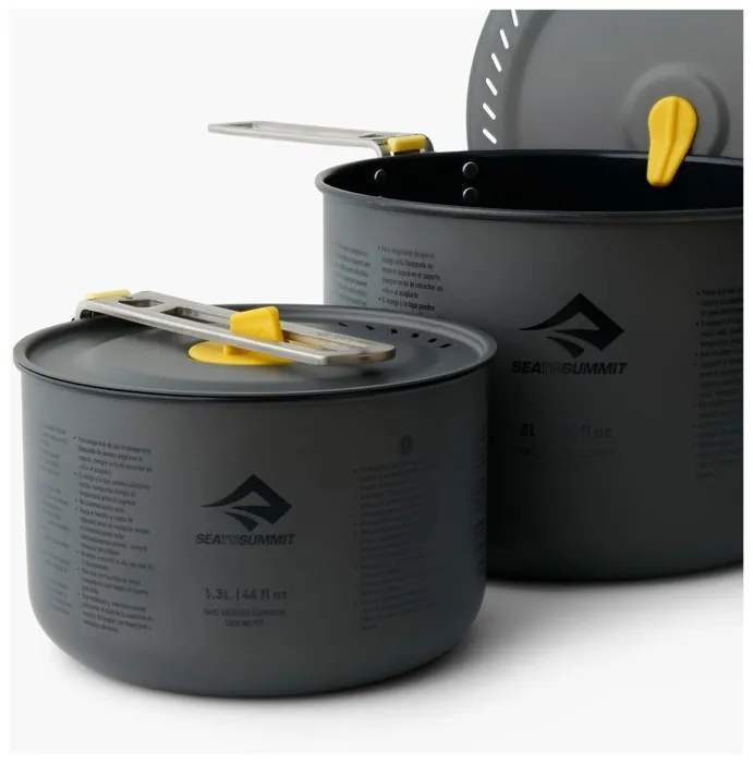 Набір каструль Sea to Summit Frontier UL Two Pot Set, 1.3L + 3L
