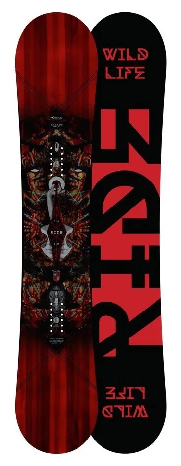 Сноуборд Ride Wild Life 161 Black/Red (1250018) (161 см black)