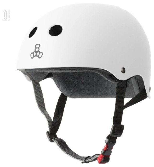 Шолом Triple8 The Certified Sweatsaver White Rubber (XL/XXL)