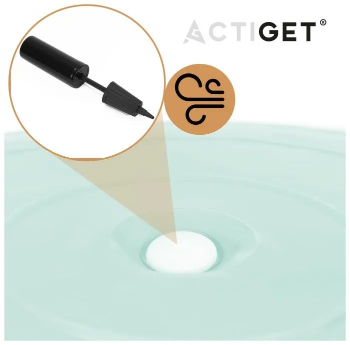 М'яч для фітнесу (фітбол) Actiget 65 см з насосом ACT0144 Mint