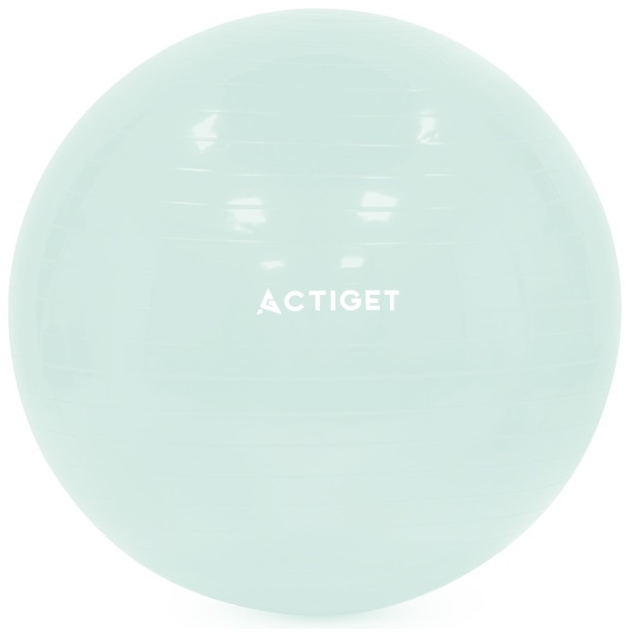 М'яч для фітнесу (фітбол) Actiget 65 см з насосом ACT0144 Mint