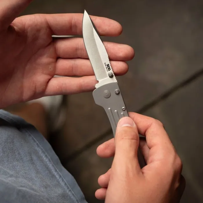 Ніж складаний SOG SlimJim 2.0, Satin