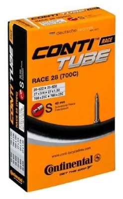 Камера Continental Race 28", S42 RE, 18-622 -> 25-630, S42, 105 г