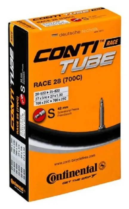 Камера Continental Race 28", S42 RE, 18-622 -> 25-630, S42, 105 г