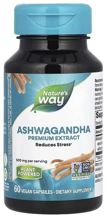 Ashwagandha - 60 vcaps (Пошкоджена етикетка), укр, укр