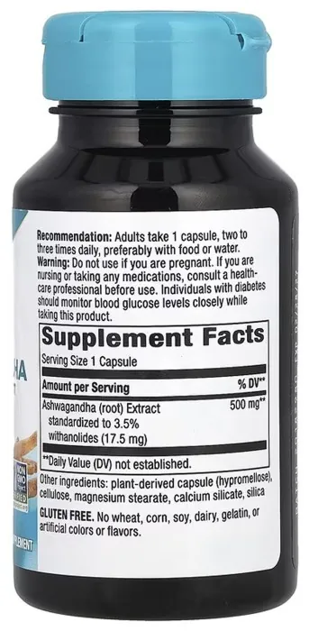 Ashwagandha - 60 vcaps (Пошкоджена етикетка)