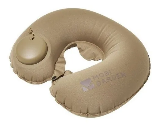 Подушка підголовник з насосом Mobi Garden NX22663028 sand