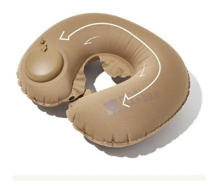 Подушка підголовник з насосом Mobi Garden NX22663028 sand
