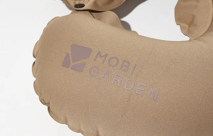 Подушка підголовник з насосом Mobi Garden NX22663028 sand