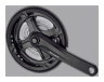 Шатун L170мм 24-34-42Т із Pl захистом PROWHEEL TA-CM68, укр
