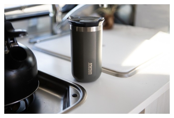 Термокружка Wacaco Octaroma Lungo 300 мл, серая