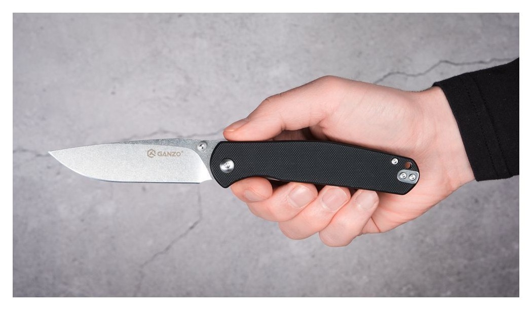 Нож складной Ganzo G6804 черный