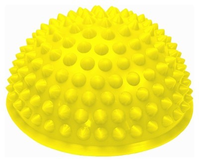 Півсфера масажна кіндербол EasyFit 15 см жорстка жовта