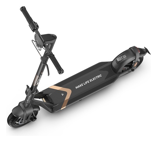 Електросамокат NIU KQi Air X Full Carbon UltraLight Gold 9,5", 350(700)W, 9,4Ah, 50km, 25km/h, 20%, App, 11,7 kg