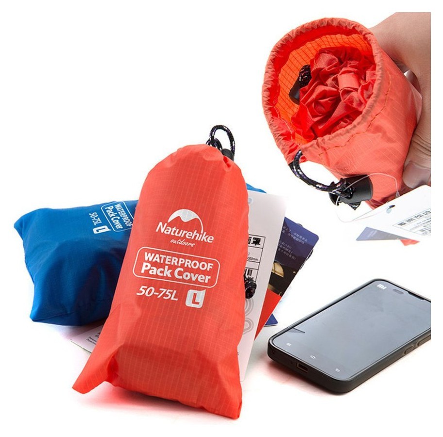 Чехол для рюкзака Naturehike NH15Y001-Z L, 50-70 л, голубой