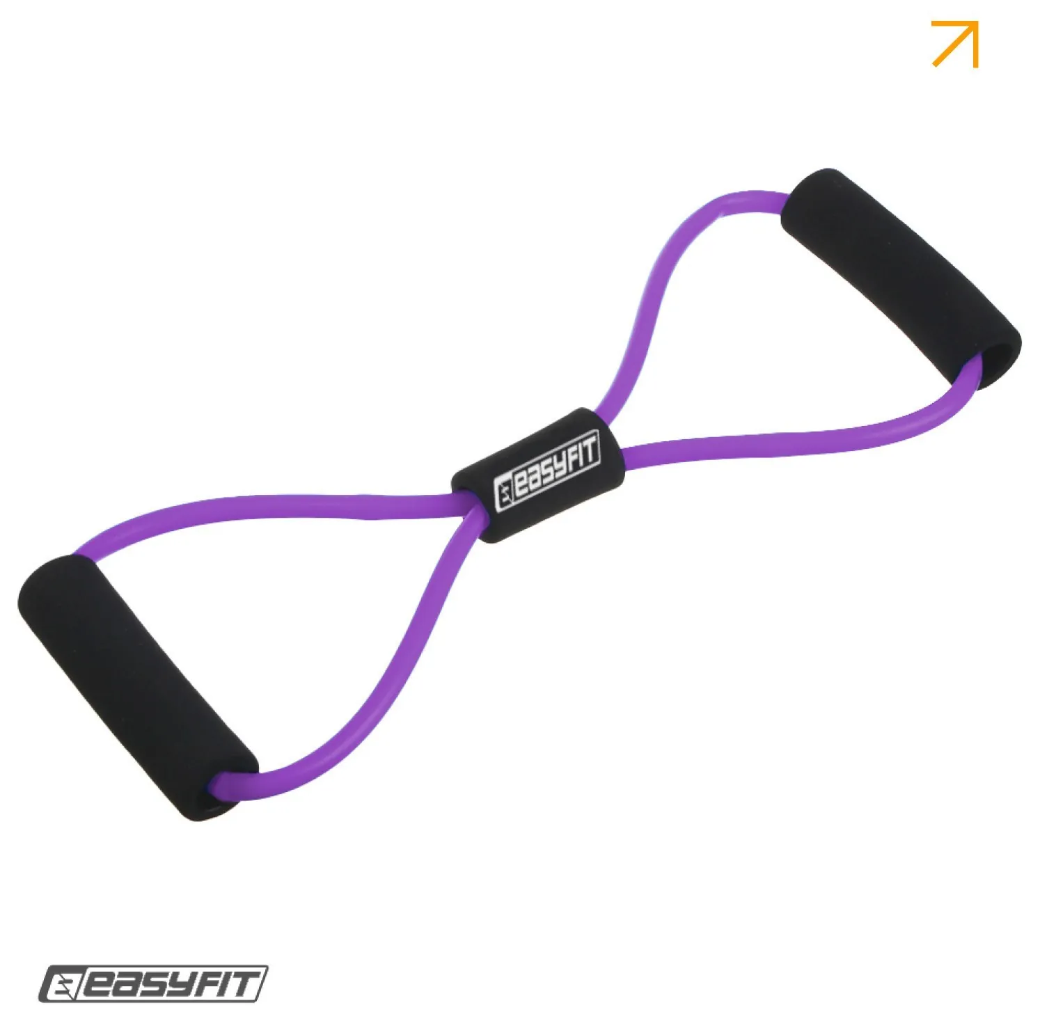 Еспандер EasyFit вісімка трубчастий фіолетовий (EFIT_EF-3947-V)