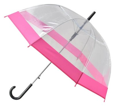Парасолька Semi Line Transparent-Pink (2507-5)