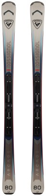 Лыжи горные ROSSIGNOL (RAOFZ01) ARCADE 80 + крепеж (FCKDX02) XP10 2026