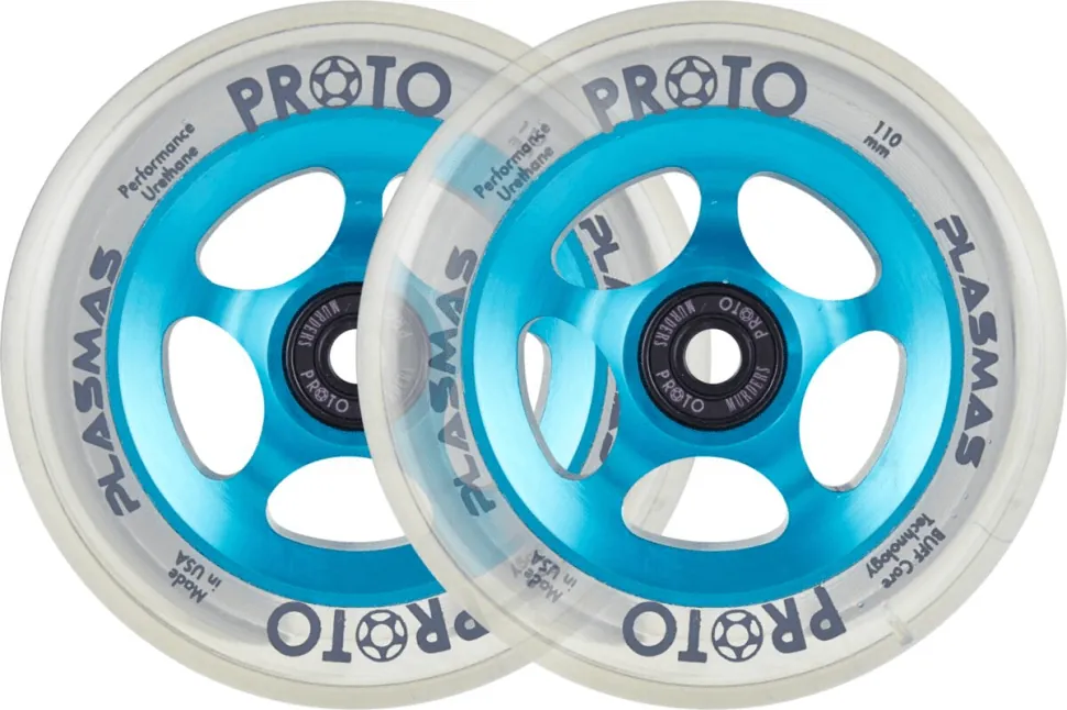 Колеса для трюкового самокату Proto Plasma Pro Scooter Wheels 2-Pack 110mm - Electric Blue (FRD.037522)