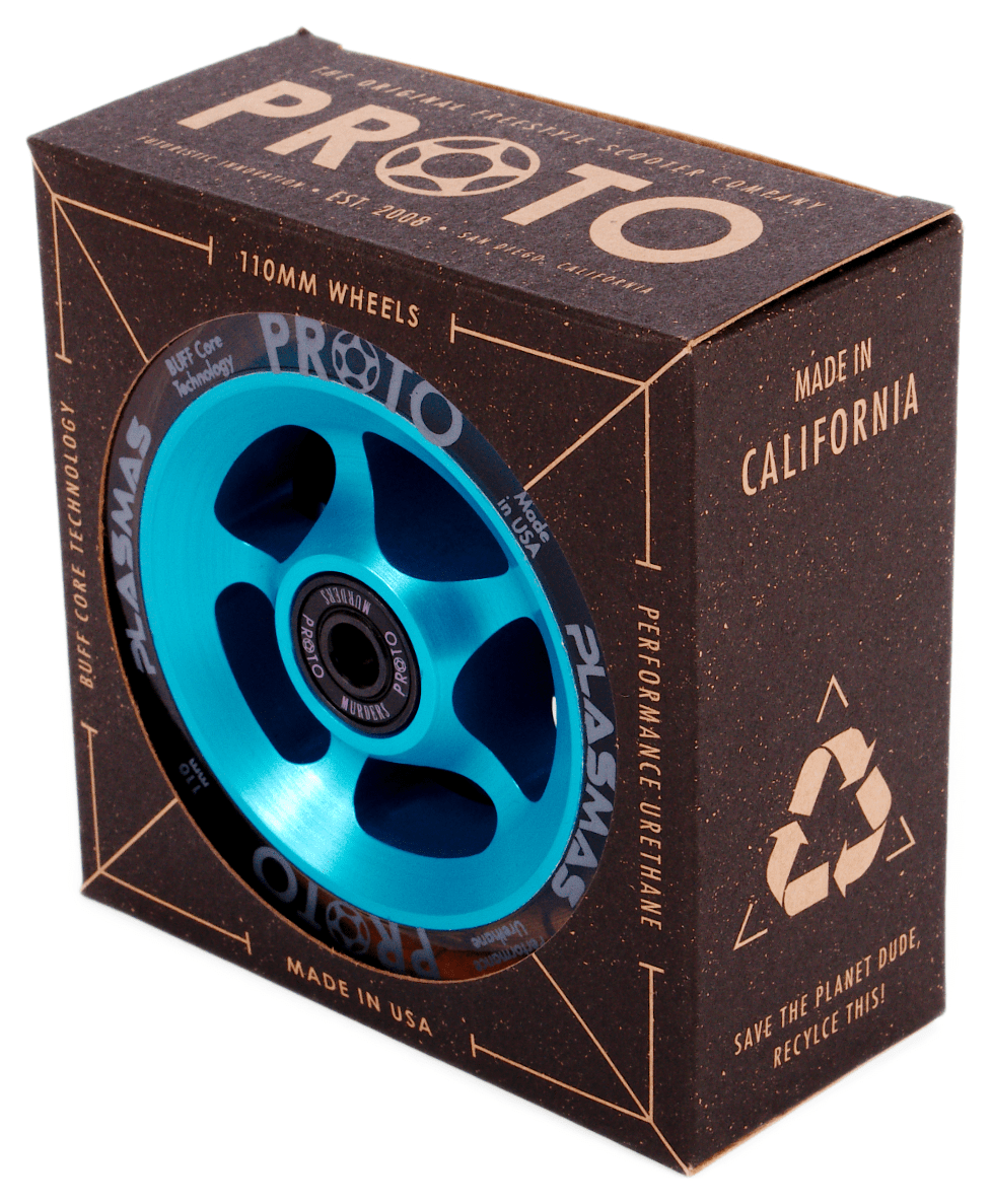 Колеса для трюкового самоката Proto Plasma Pro Scooter Wheels 2-Pack 110mm - Electric Blue