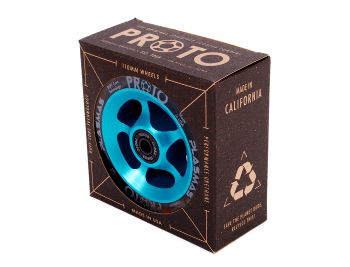 Колеса для трюкового самоката Proto Plasma Pro Scooter Wheels 2-Pack 110mm - Electric Blue