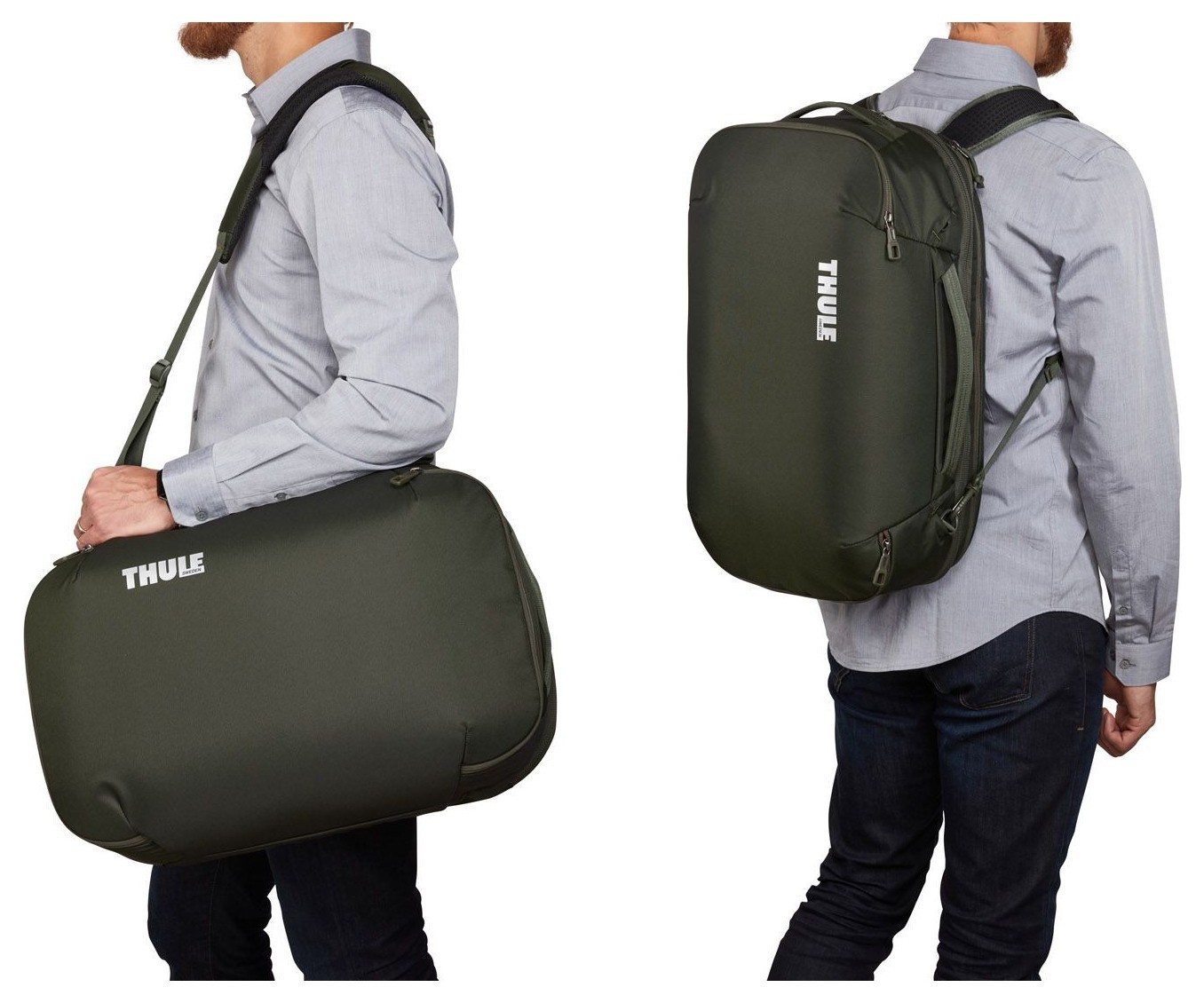 Рюкзак-Наплечная сумка Thule Subterra Convertible Carry-On (Dark Forest) 3204024 (TH 3204024), укр, укр