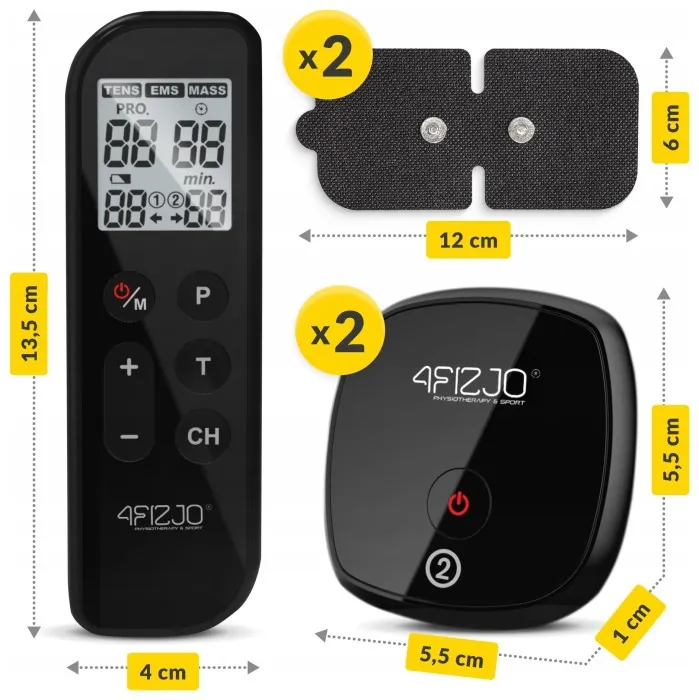 Аппарат для электростимуляции мышц 4FIZJO Combo EVO 3 в 1 (P-5905973404389)