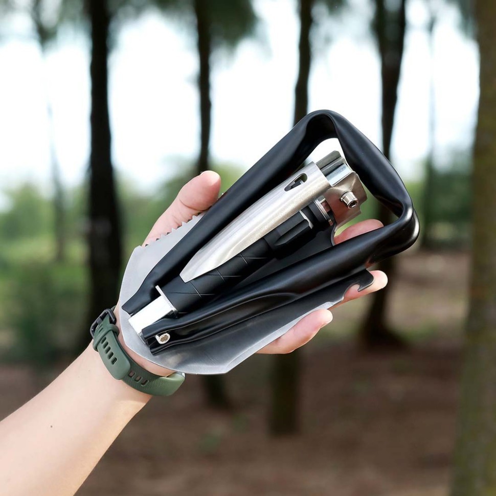 Багатофункціональна складна саперна міні лопата NexTool NE20033, укр, укр