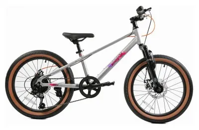 Велосипед дитячий RoyalBaby 20" JUNIOR MTB ALLOY 7 SPEED, OFFICIAL UA, Silver