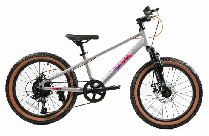 Велосипед дитячий RoyalBaby 20" JUNIOR MTB ALLOY 7 SPEED, OFFICIAL UA, Silver