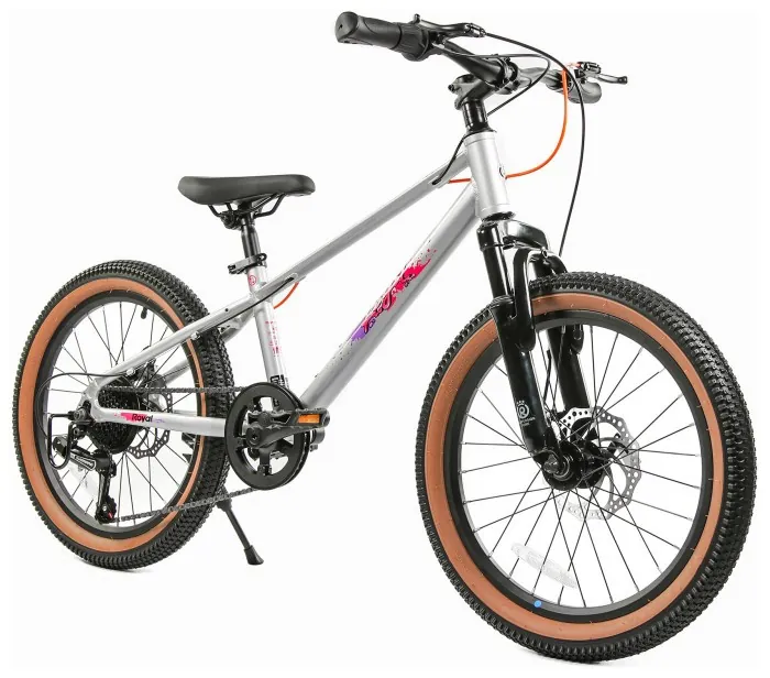 Велосипед дитячий RoyalBaby 20" JUNIOR MTB ALLOY 7 SPEED, OFFICIAL UA, Silver