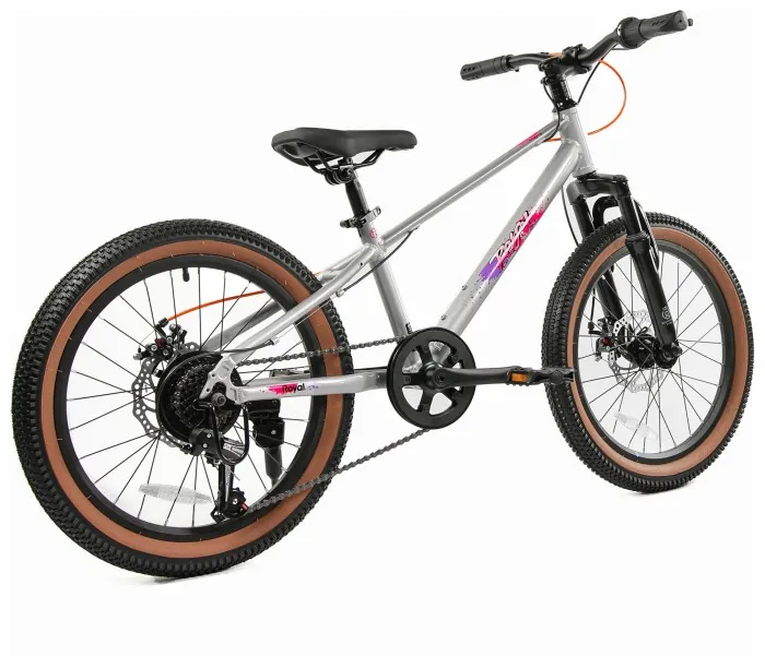 Велосипед дитячий RoyalBaby 20" JUNIOR MTB ALLOY 7 SPEED, OFFICIAL UA, Silver