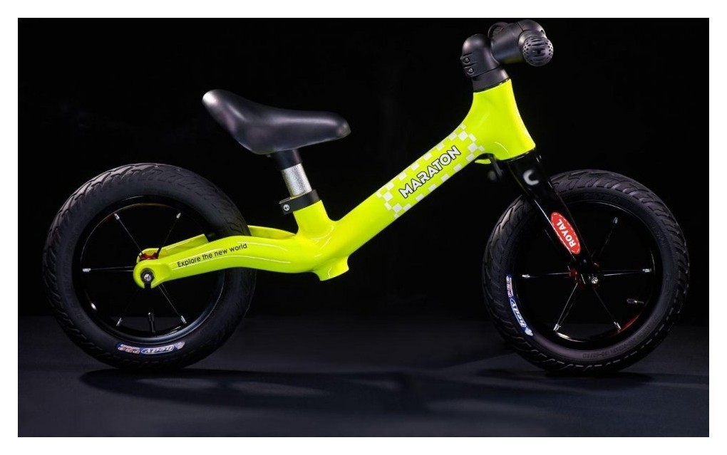 Легкий Карбоновий Біговел Maraton Royal Lime, укр, укр